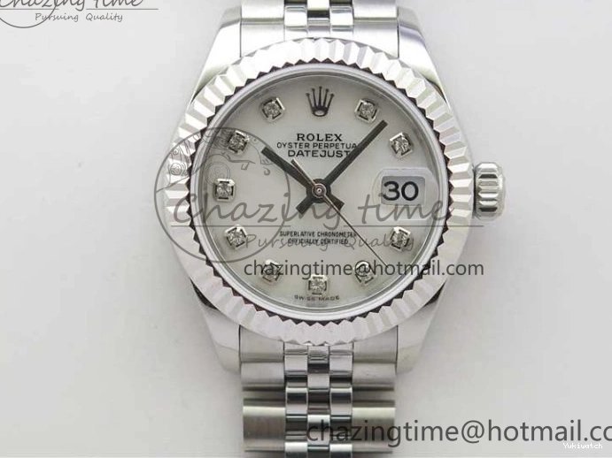 BP Jubilee Crystal SS on Edition White Best 28mm ETA2671 Bracelet Datejust SS 279174 Maker Dial 0421